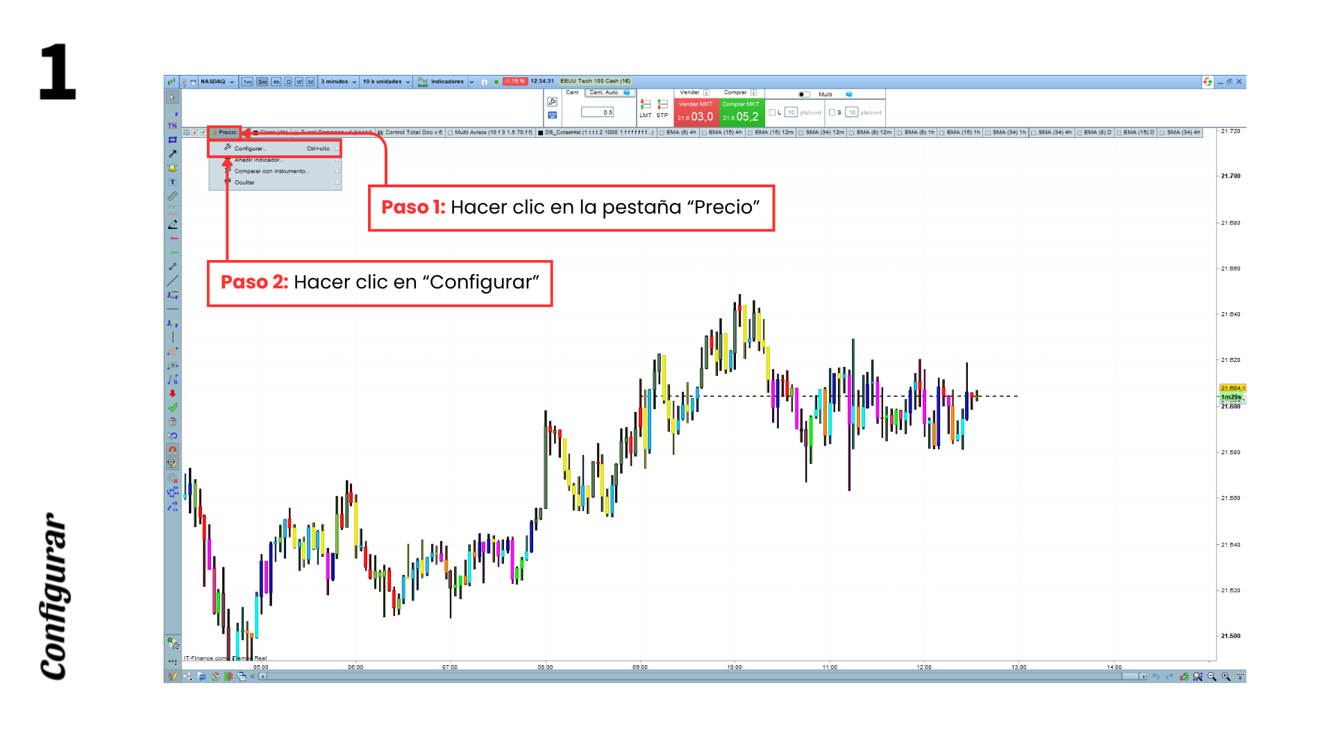 Paso 1 configuración