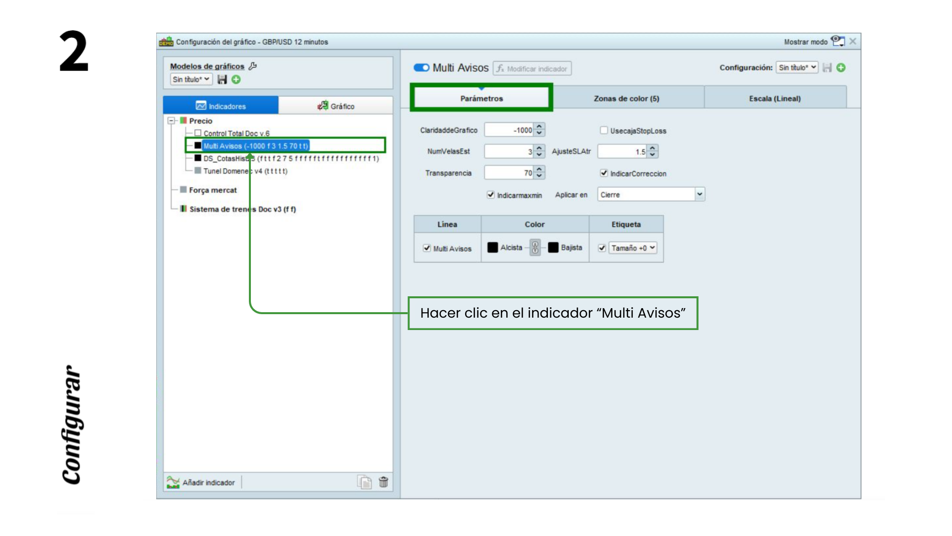 Paso 2 configuración